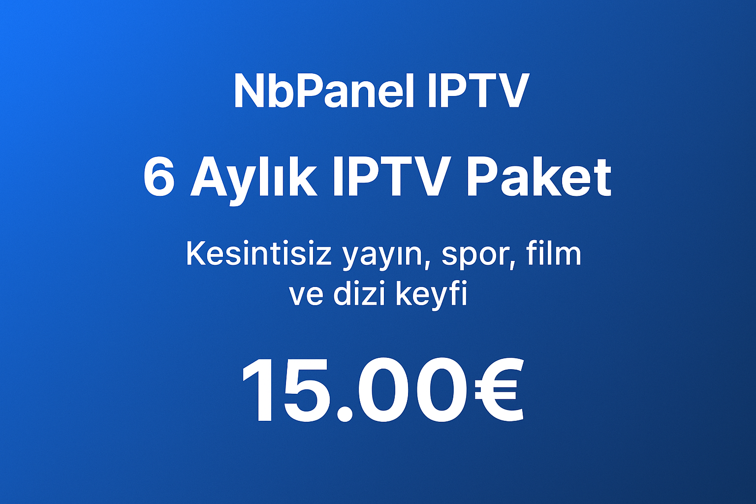Guekiptv IPTV 6 aylık paket fiyat ve özellikleri - 15 Euro